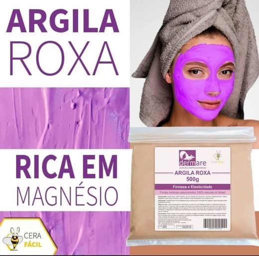 Argila Roxa 500g - Dermare - R$13