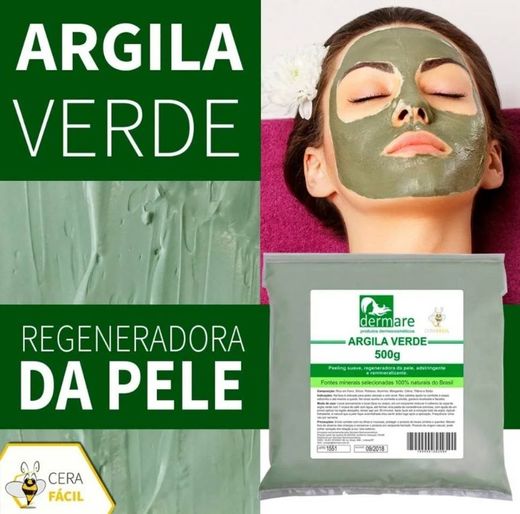 Argila Verde 500g - Dermare - R$ 14