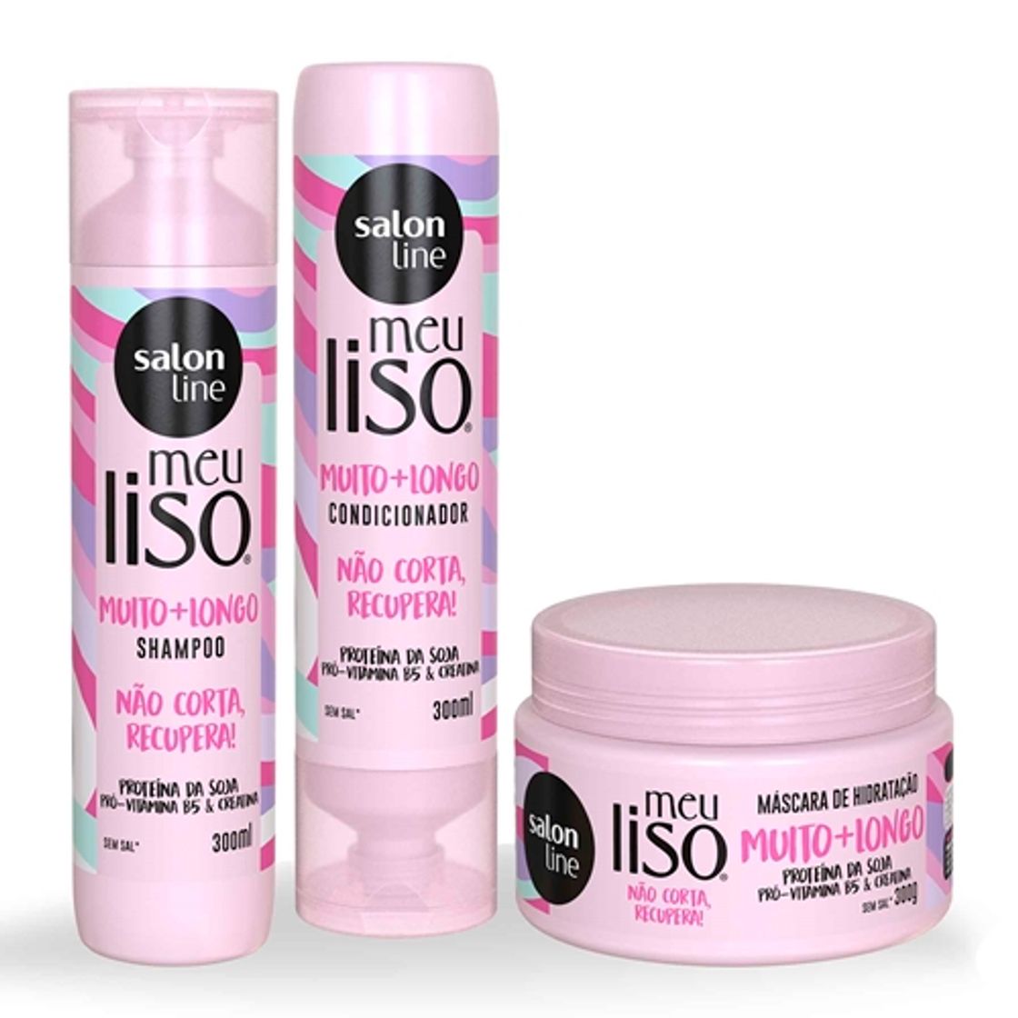 Moda Kit Meu Liso Muito+longo Com Máscara Hidratação Salon Line

