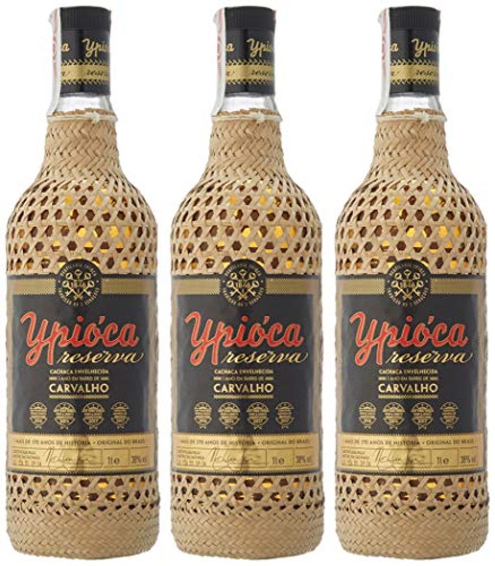 Social Ypióca Cachaça Oro - 3 Paquetes de 3 x 333.33 ml -
