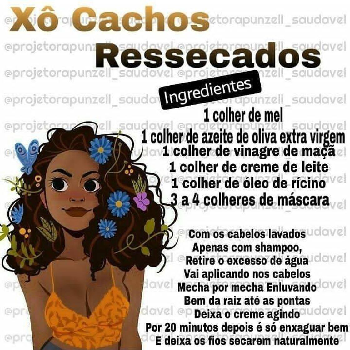 Moda Xô Cachos Ressecados