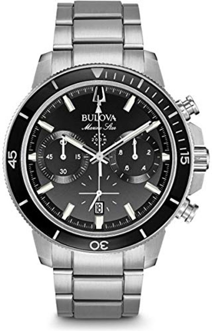 Product Bulova Reloj Cronógrafo para Hombre de Cuarzo con Correa en Acero Inoxidable 96B272