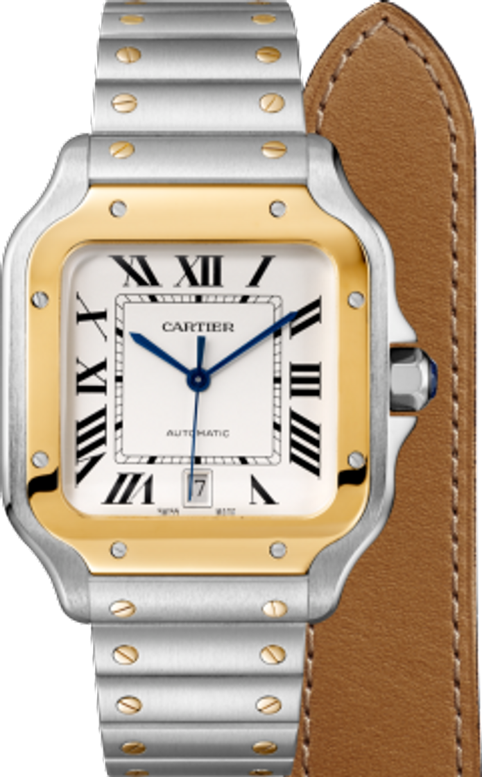 CRW2SA0006 - Reloj Santos de Cartier - Tamaño grande ...