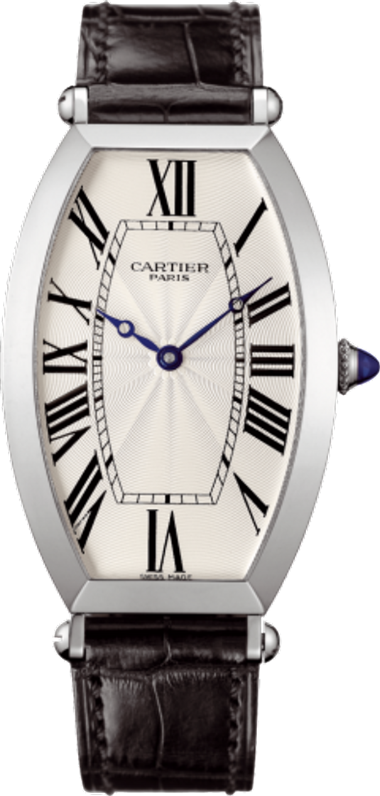CRW1546351 - Tonneau XL watch - XL, platinum, leather - Cartier