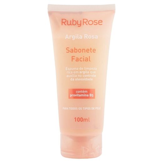 SABONETE FACIAL ARGILA ROSA - RUBY ROSE - Loja Online