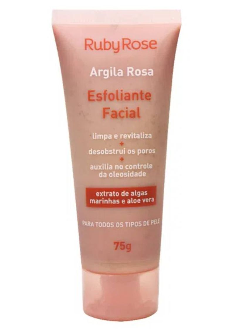 Moda ESFOLIANTE FACIAL ARGILA ROSA - RUBY ROSE - Loja Online