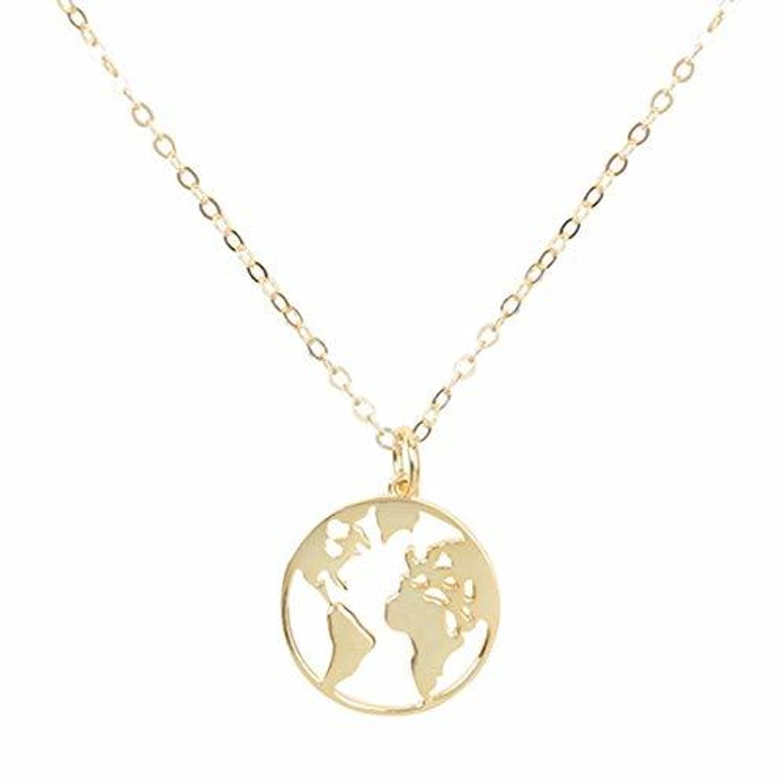 Social joyliveCY Mapa del Mundo Collares Pendientes Wanderlust Personalizado Metal Moda Collar Regalo