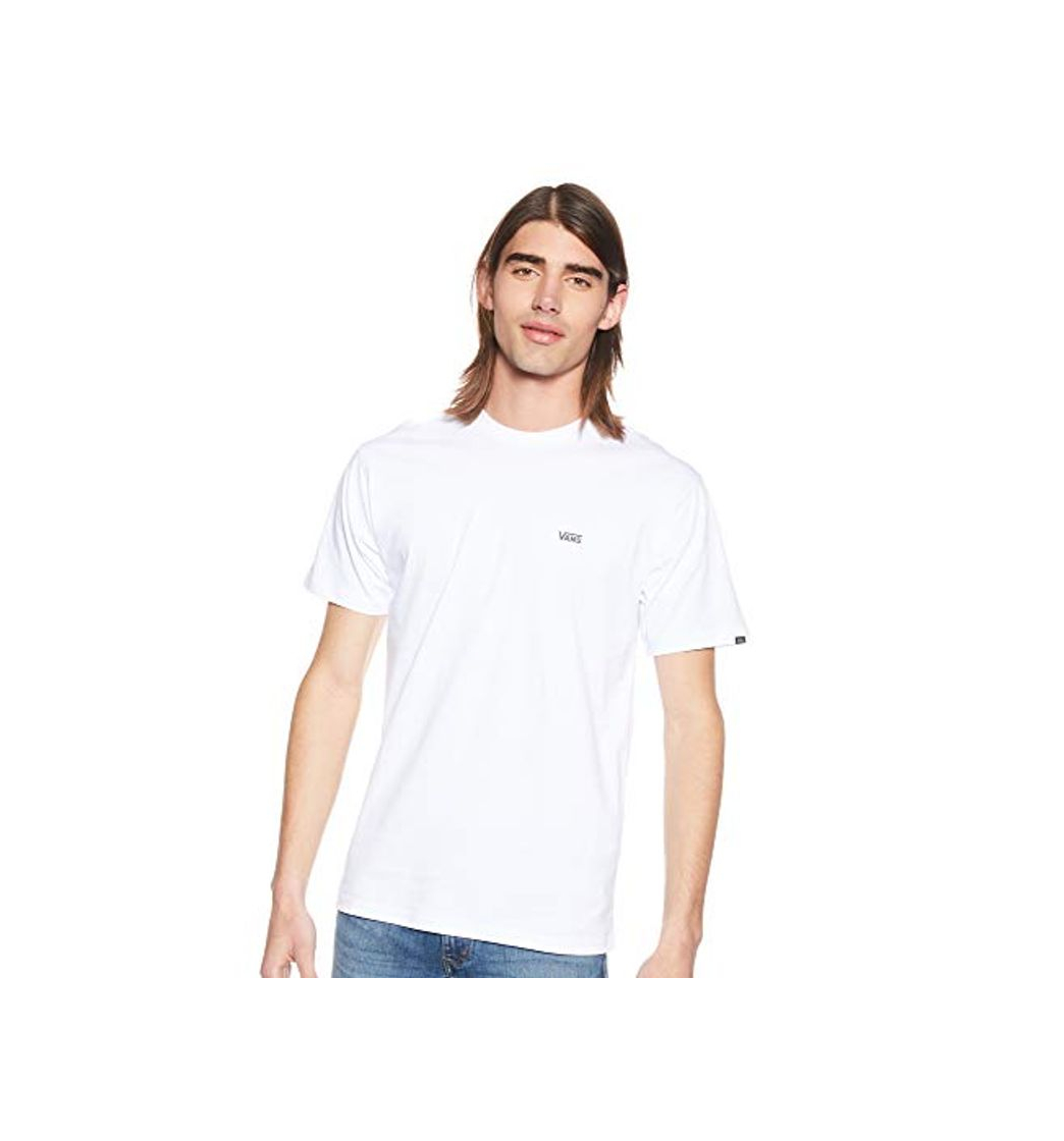 Social Vans Herren Left Chest Logo Tee T-Shirt, Weiß