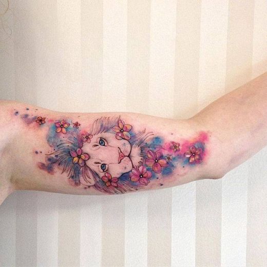 Tattoos Aquarela Femininas para te inspirar