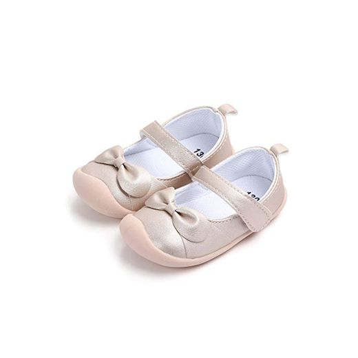 LACOFIA Bailarinas bebé niña Zapatos Antideslizantes Primeros Pasos para bebé niñas con