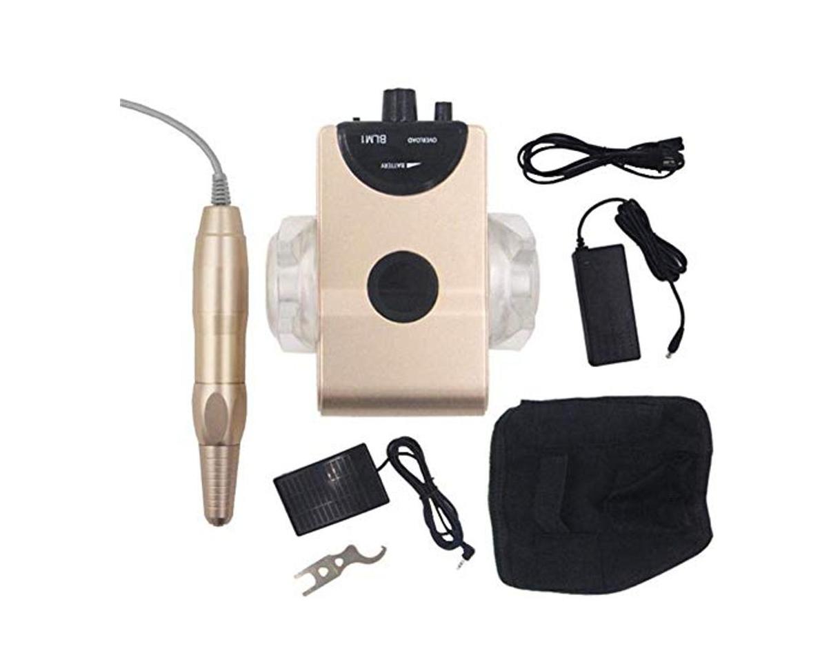 Social DUNAIL Recargable 40000 RPM Torno uñas Máquina Portátil Lima de uñas Aparato Manicura Pedicure Máquina Barniz Uña Pulidora Broca Banda de Lijado