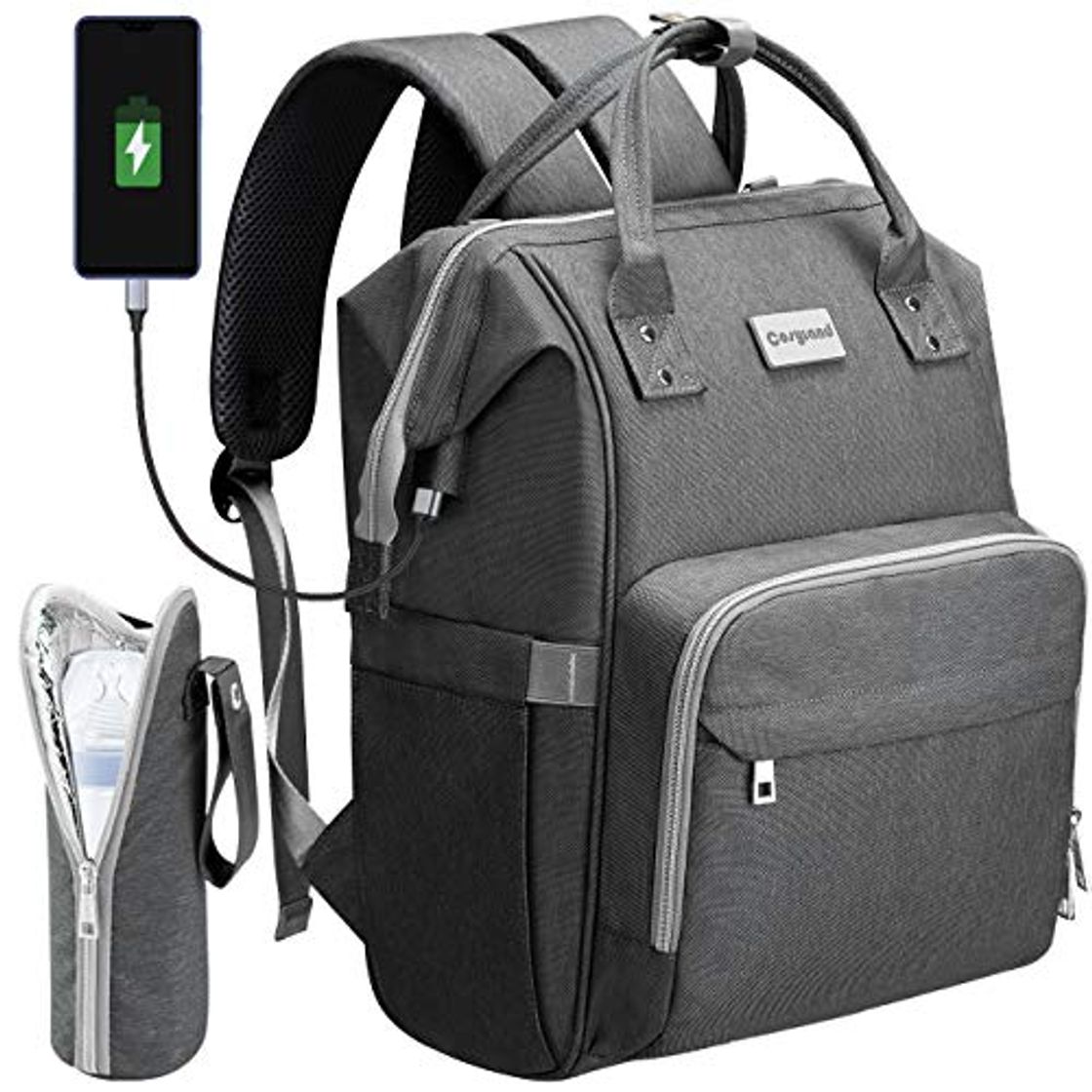 Social COSYLAND Mochilas para Pañales Biberones Bolso de Cambio Mamá Multifuncional Impermeable de