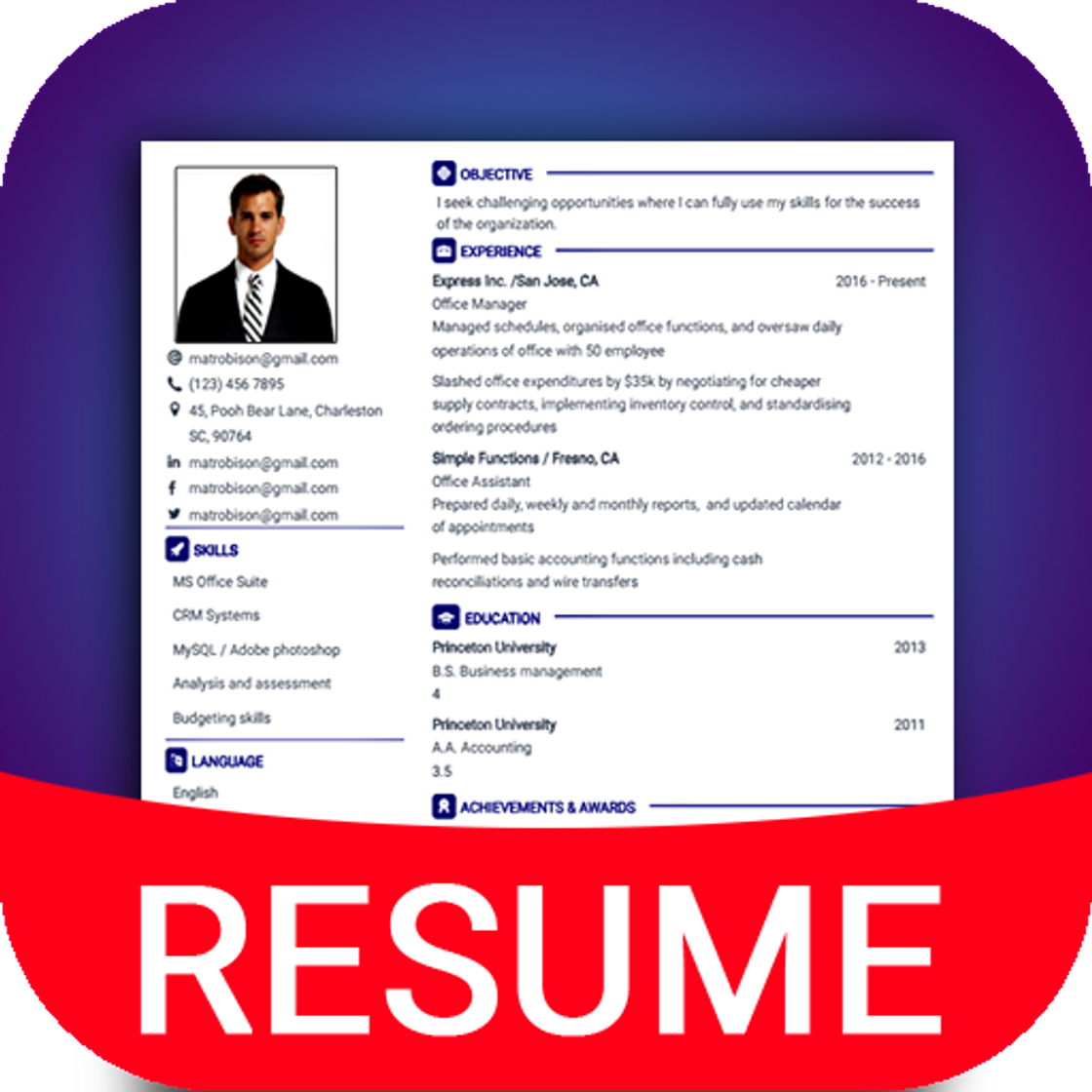 Moda Resume Builder App Free CV maker CV templates 2020 - Google Play