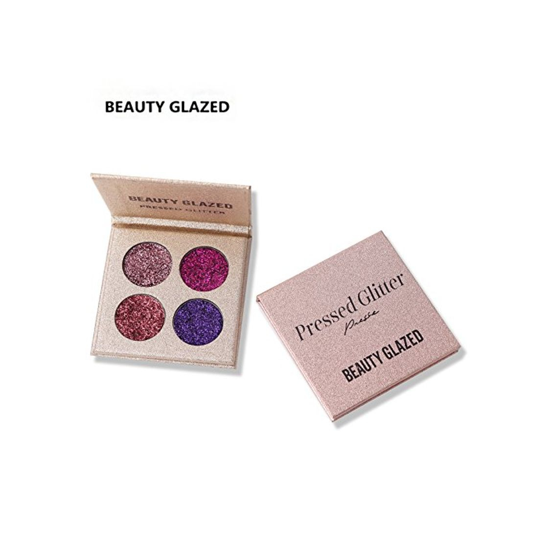 Beleza Purpurina Sombra De Ojos Paleta de maquillaje Shimmer pigmentos Polvos de maquillaje
