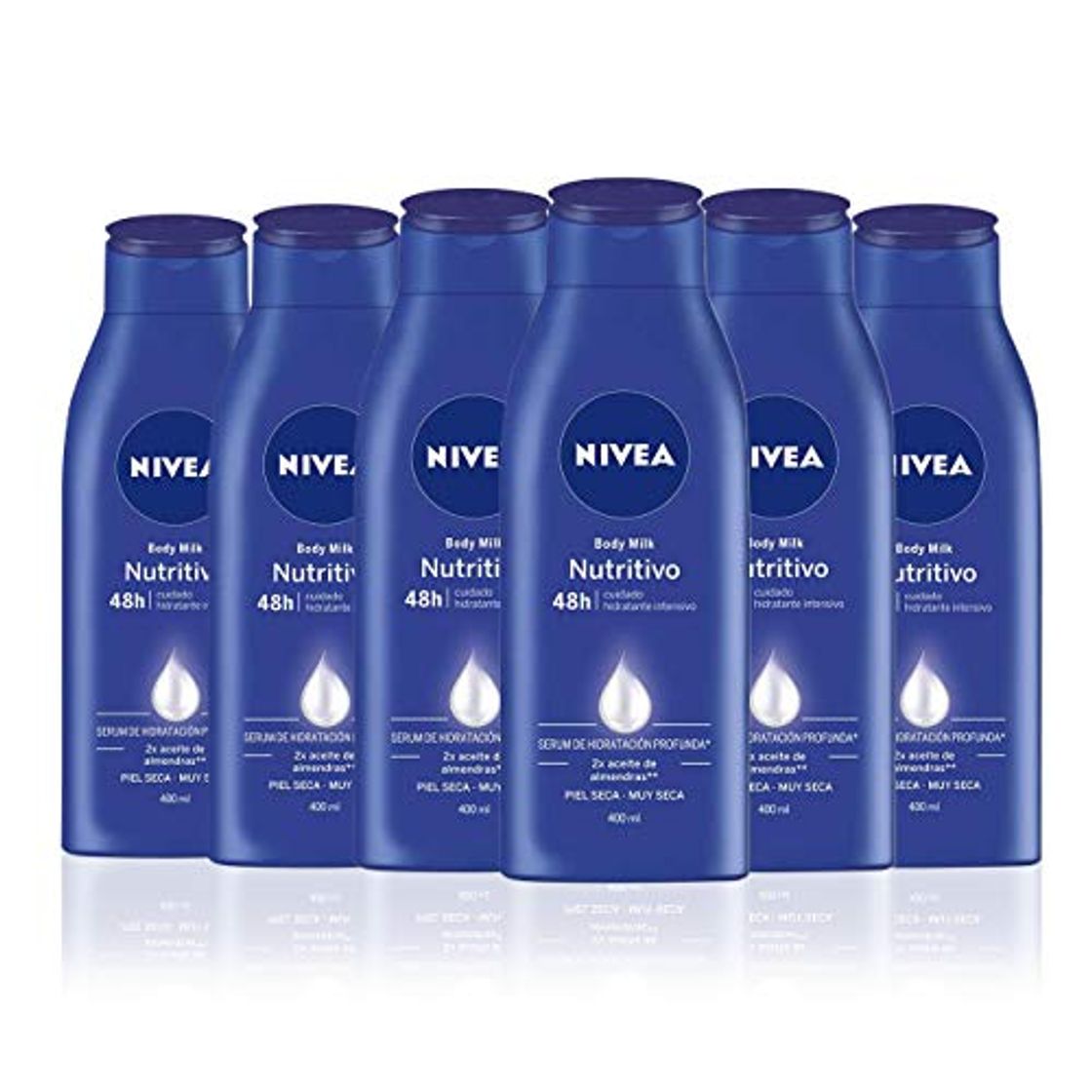 Social NIVEA Body Milk Nutritivo en pack de 6