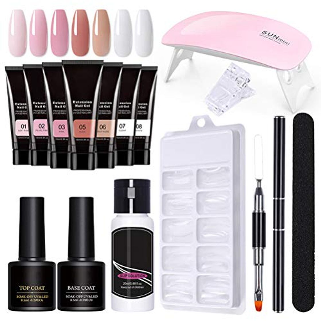 Product Kit profesional gel extensión uñas