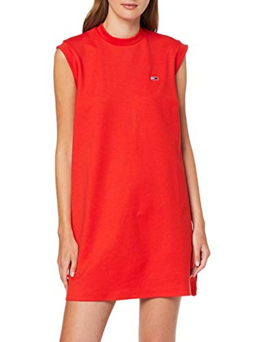 Lugar Tommy Hilfiger A- Line Piping Dress vestido, Rojo