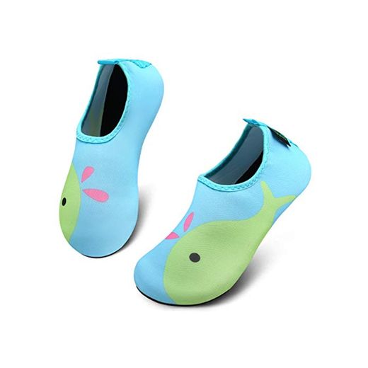 katliu Zapatos para Niño Niña Zapatos de Playa Bebe Zapatillas de Piscina