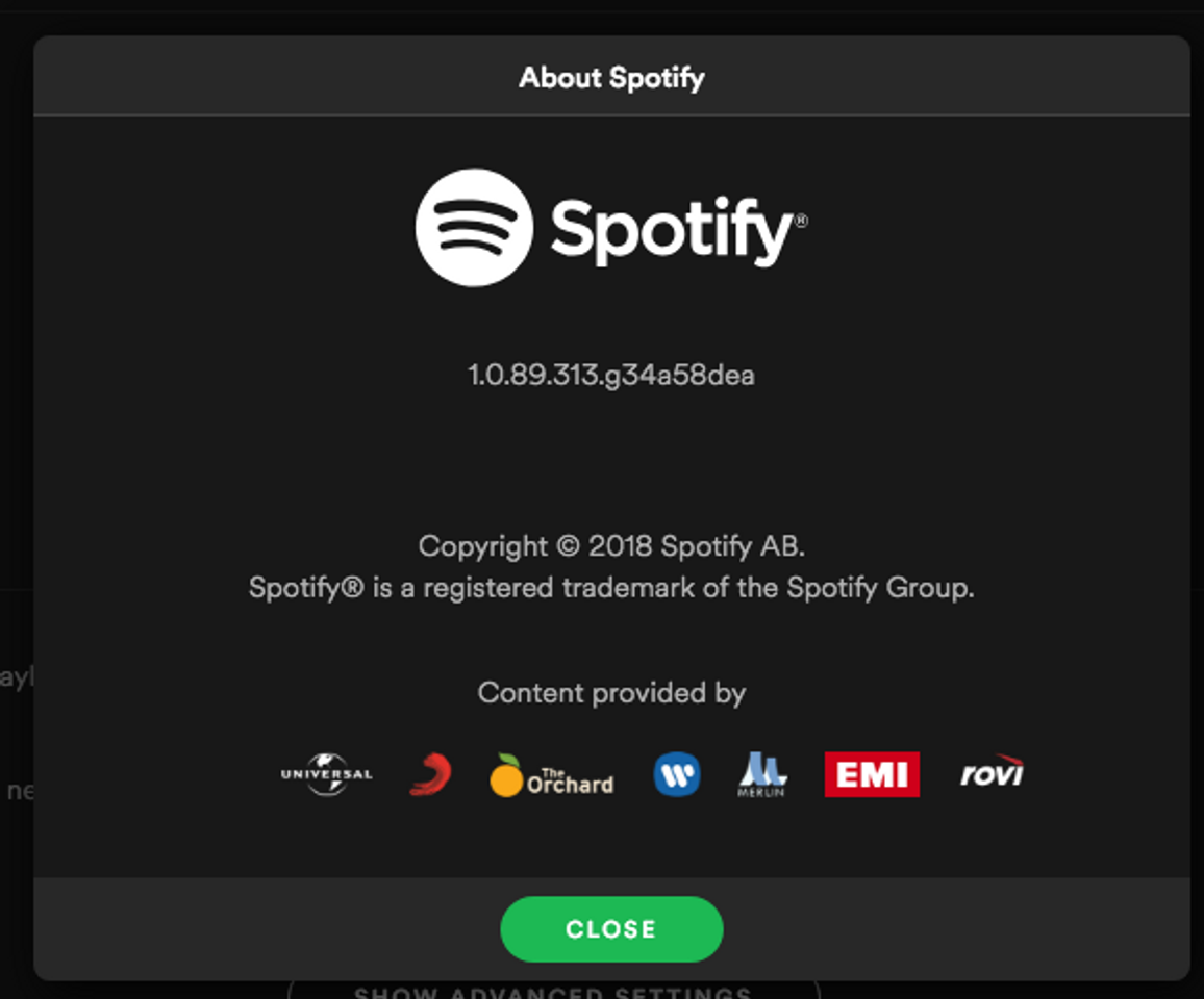 Canción Lista de Spotify