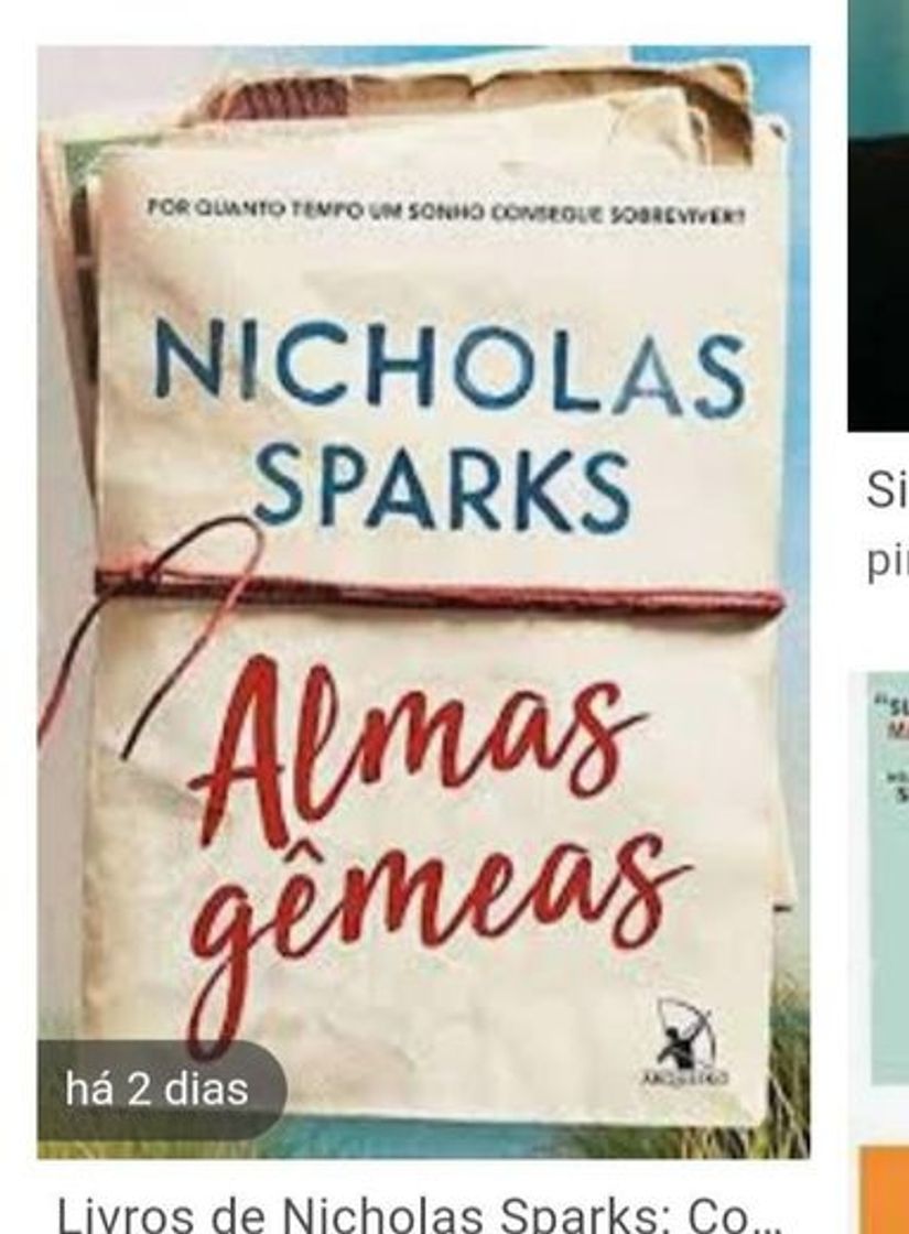 Libro Nicholas Sparks