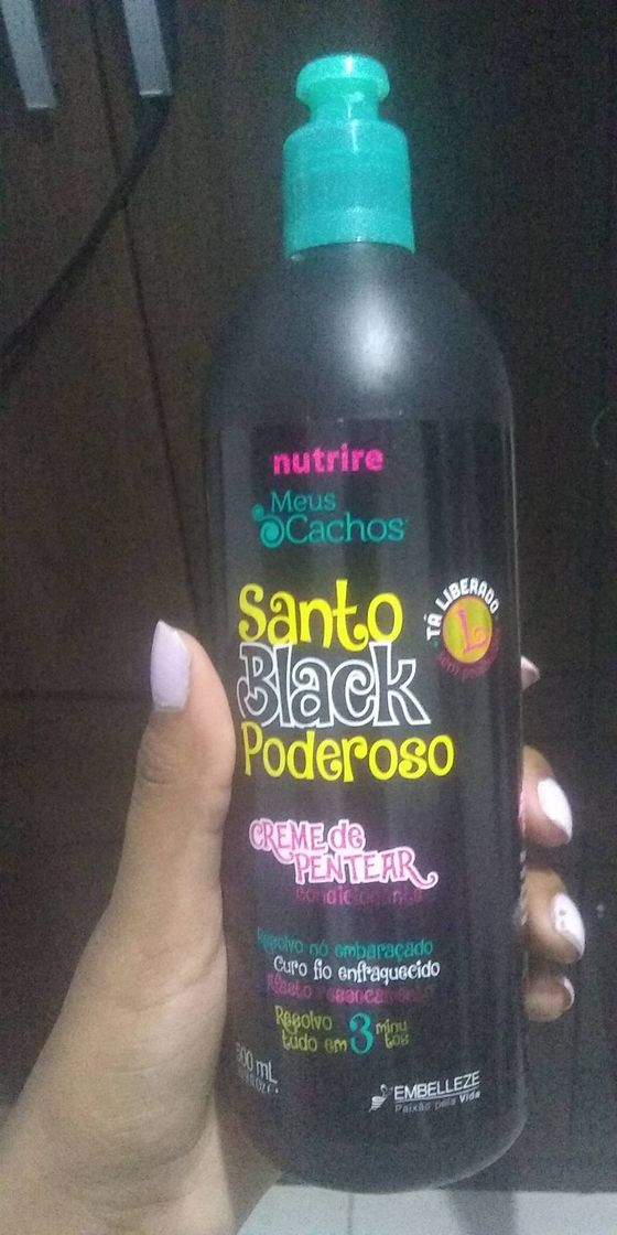 Beauty Novex Santo Black Poderoso Crema de Peinar 500ml