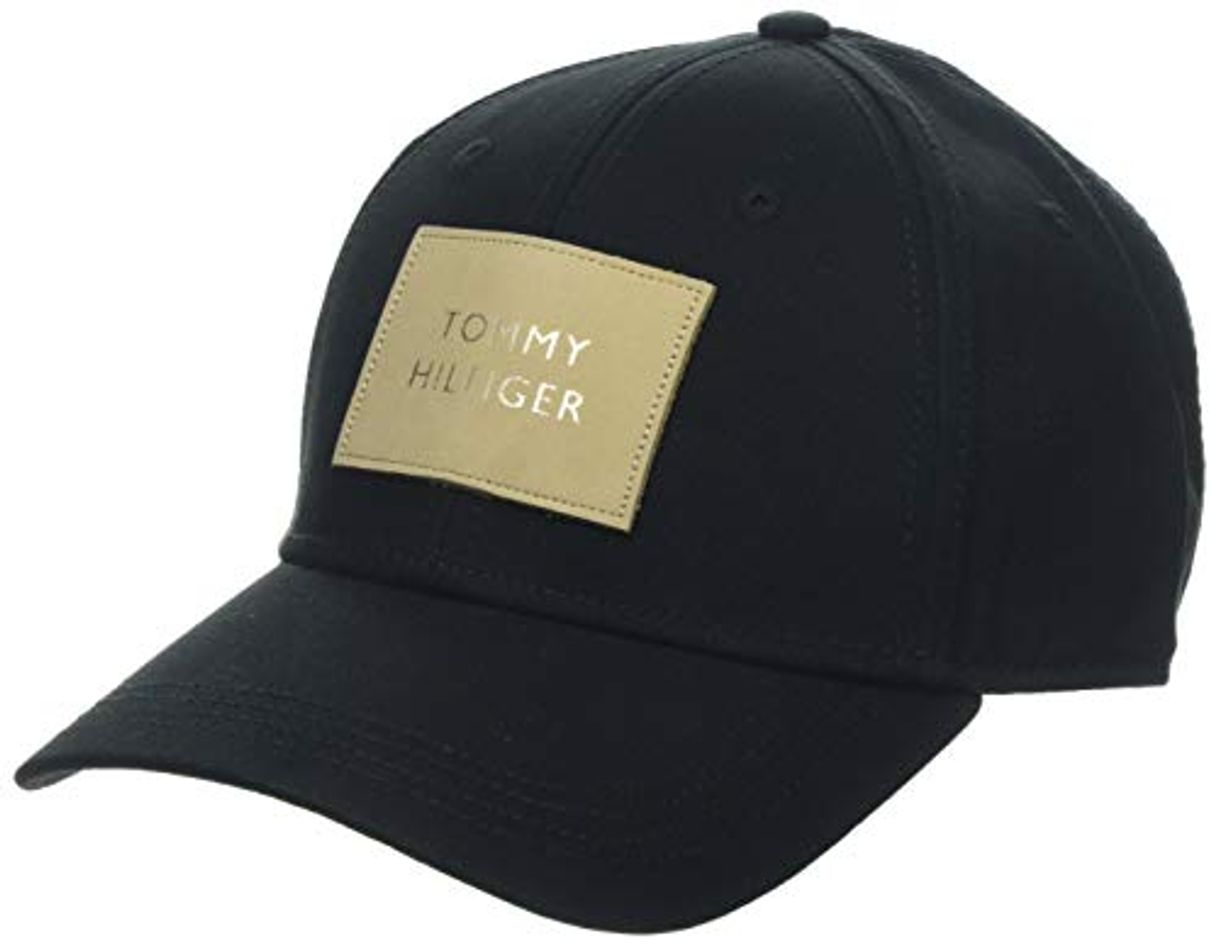 Product Tommy Hilfiger Patch Cap Gorra de béisbol, Negro, Talla única