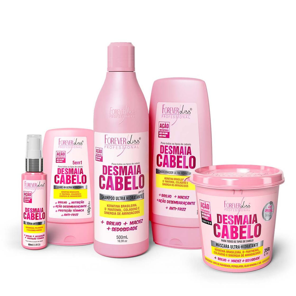 Moda Kit Desmaia Cabelo Completo - Forever Liss - Forever Liss