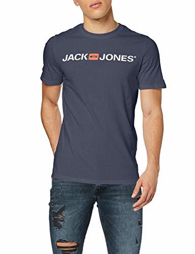 Social JACK & JONES Jjecorp Logo tee SS Crew Neck Noos Camiseta, Azul