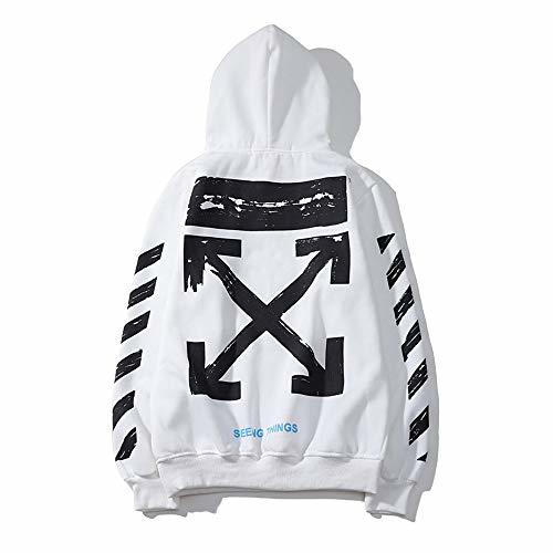 Social XCBW Off OW Logo Trendy Cotton Pullover - Sudadera para Hombre/Mujer -