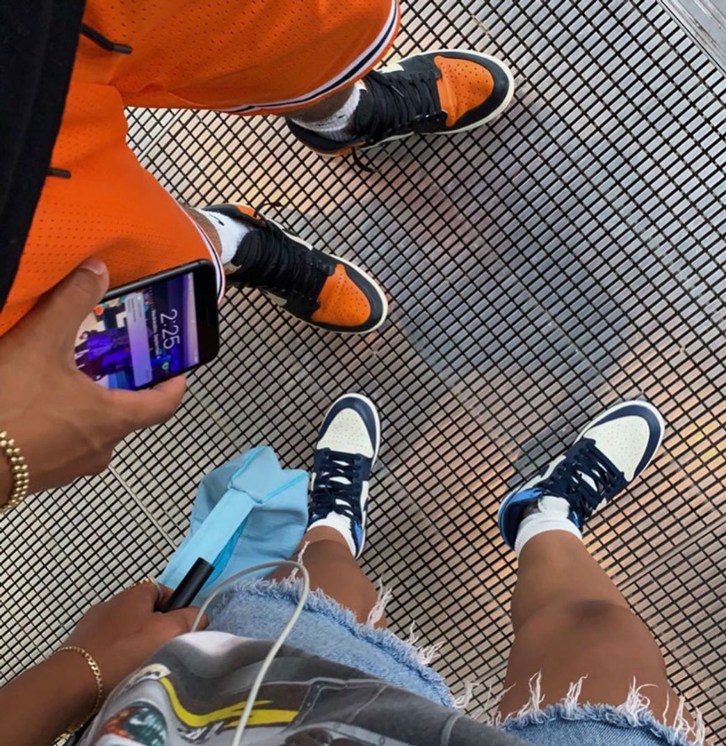 Moda Jordan 1 || 🧡 & 💙