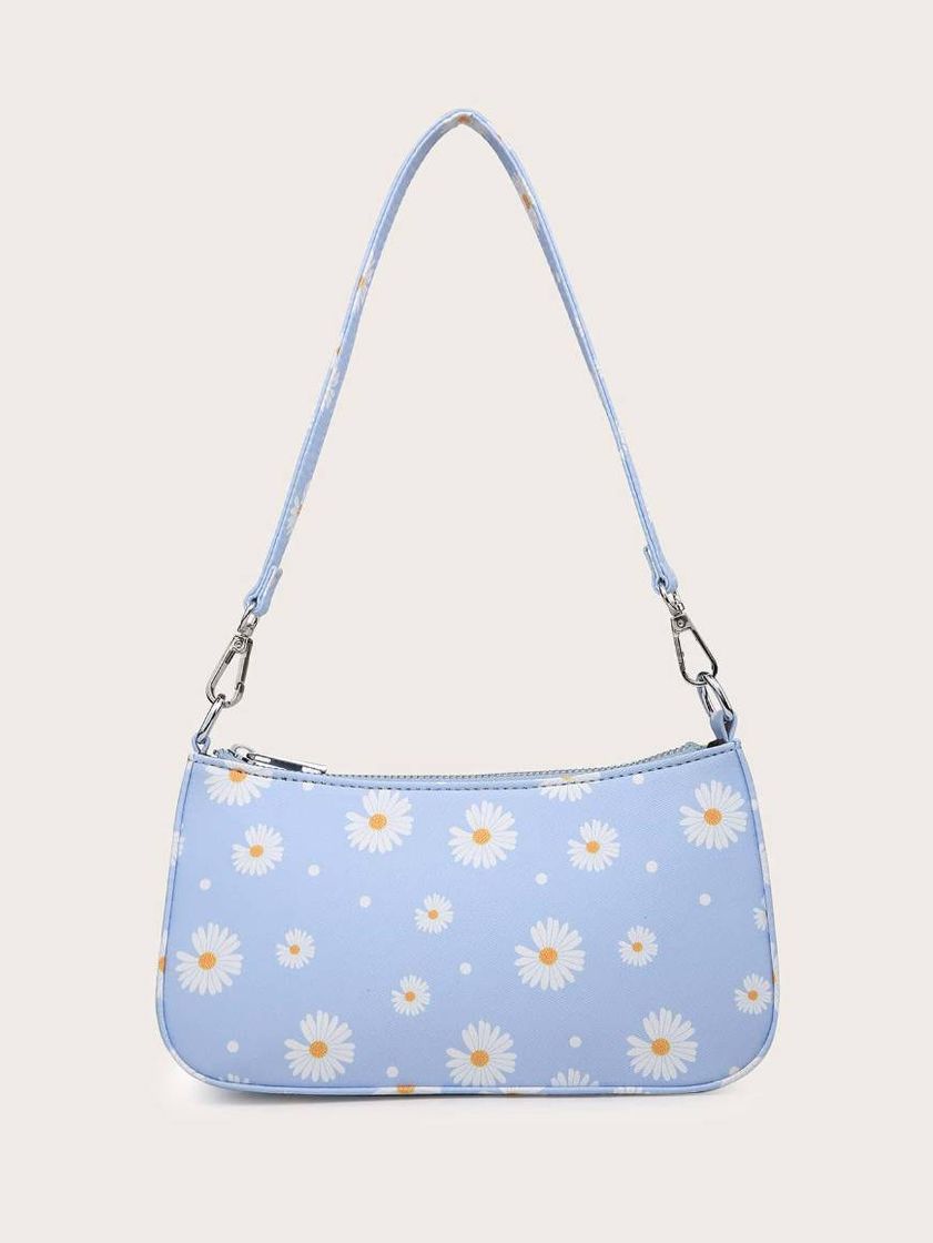Social Bolsa bandolera de margaritas 