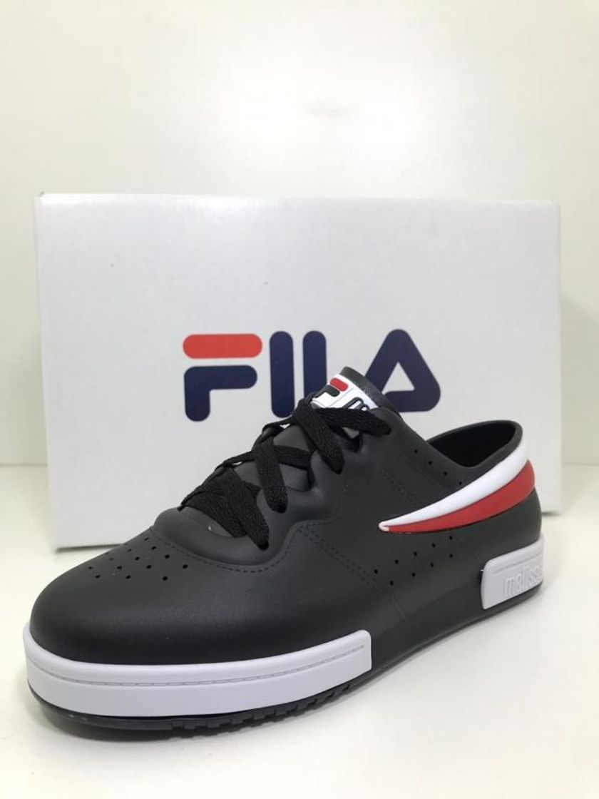 Moda TENIS FILA MELISSA ADULTO PRETO/VERMELHO