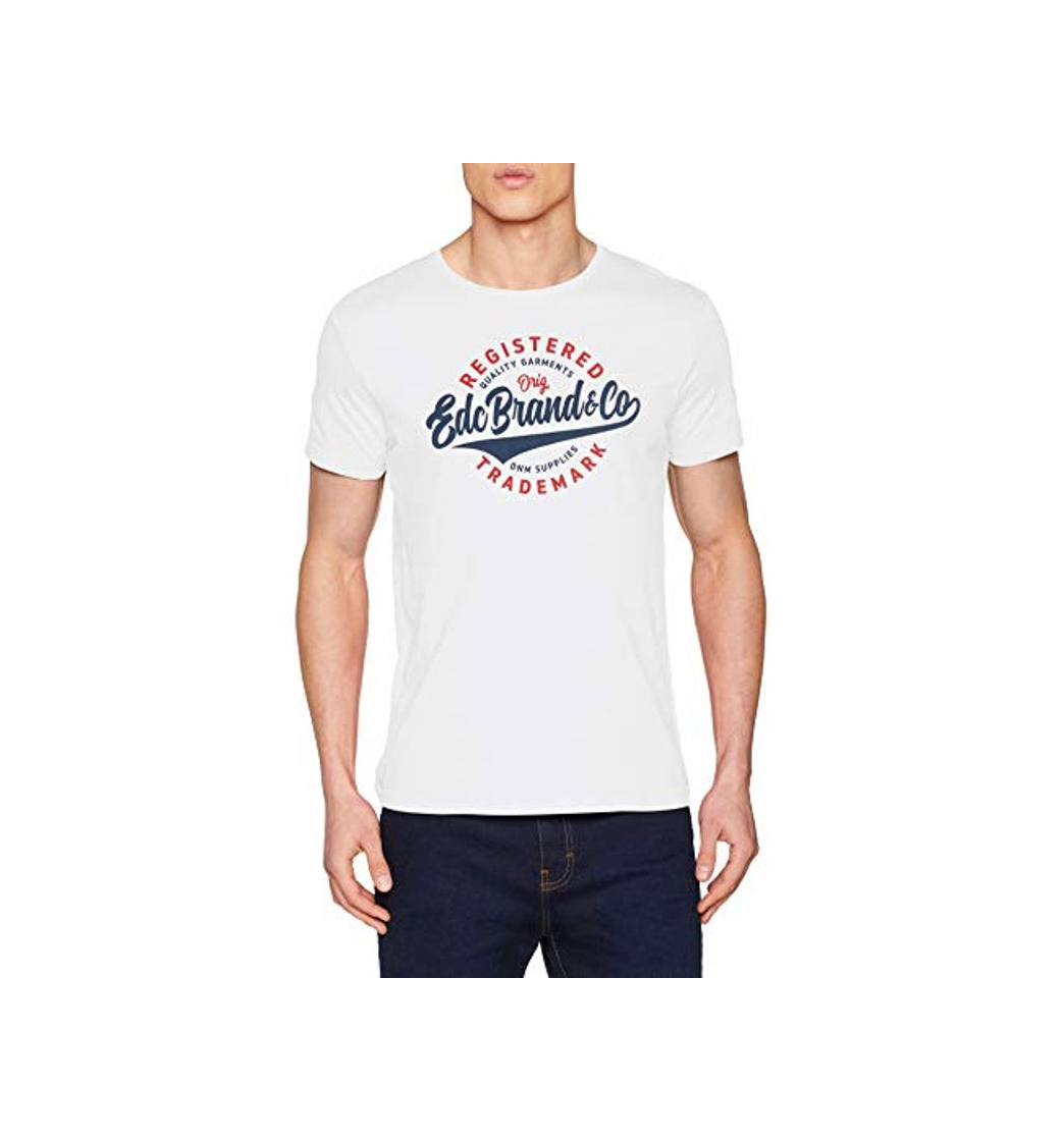 Social edc by Esprit 999cc2k803 Camiseta, Blanco