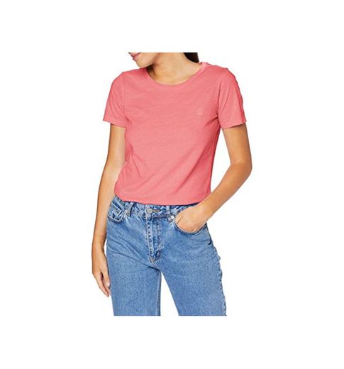 G-STAR RAW Mysid Slim Recycled Dye Camiseta, Rosa