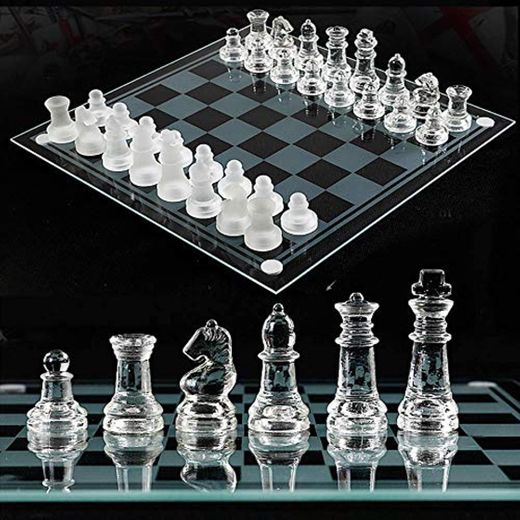 Juego de ajedrez de Rompecabezas De Vidrio, Incluye un Tablero de ajedrez