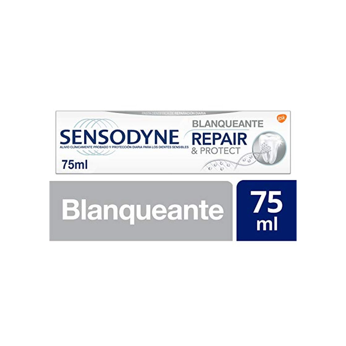 Belleza Sensodyne Pasta de Dientes Repair & Protect Blanqueante