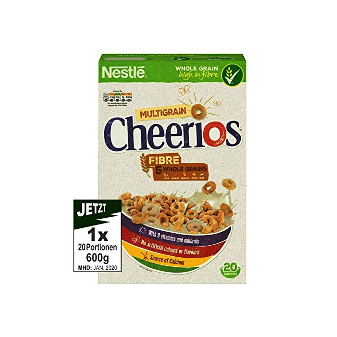 Productos Cheerios Multigrain 5 fibras