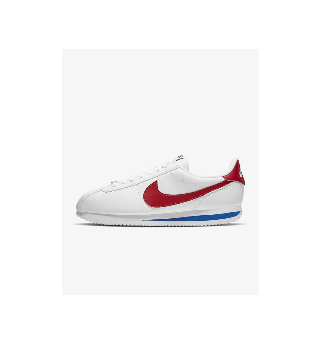 Fashion Nike Men's Cortez Basic Leather Shoe, Zapatillas de Running para Hombre, Blanco