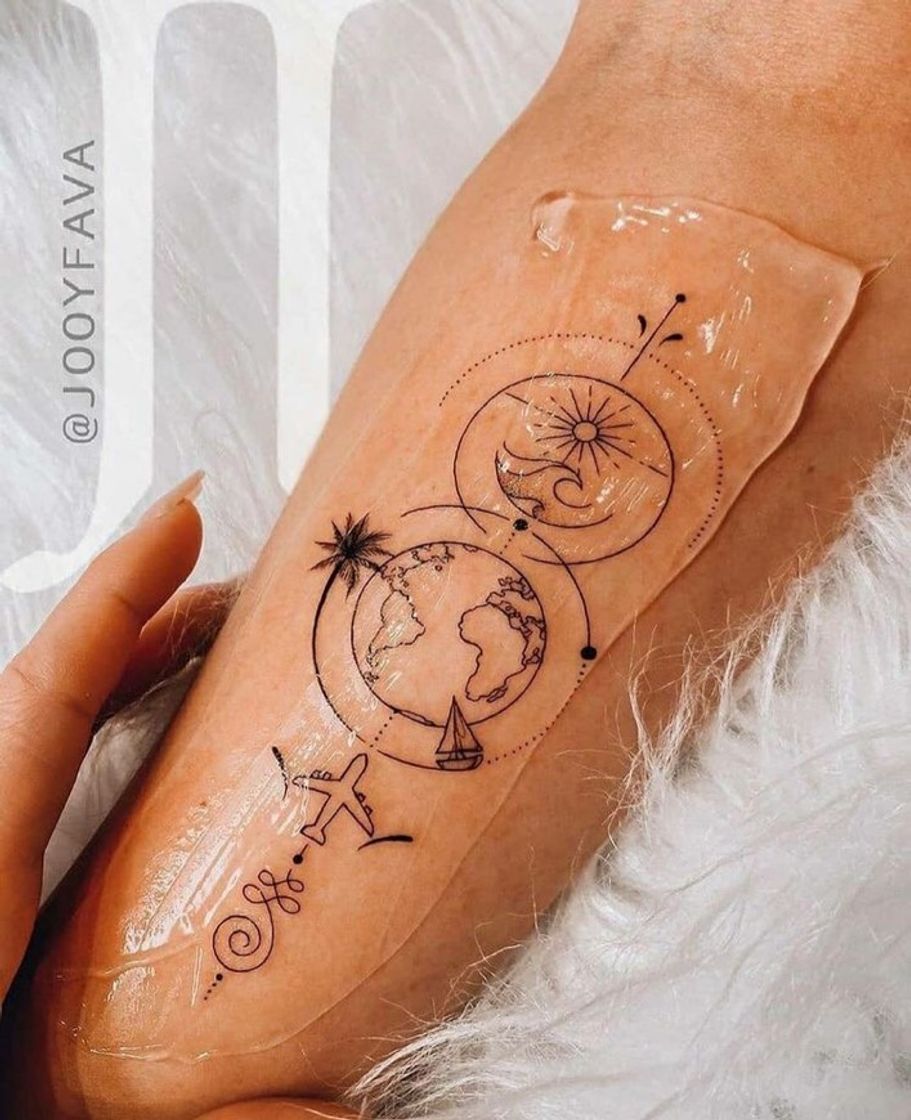 Moda Tatuagem inspirada em viajar