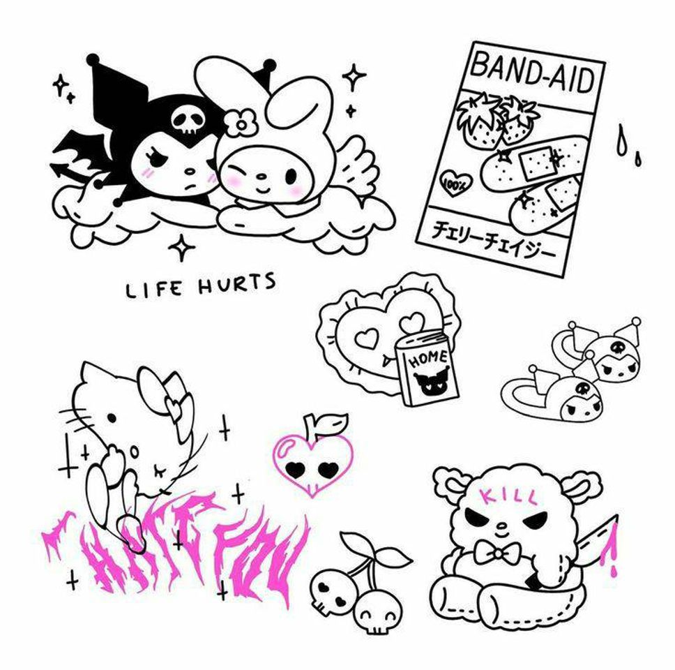 Fashion Hello Kitty Tattoo Ideas