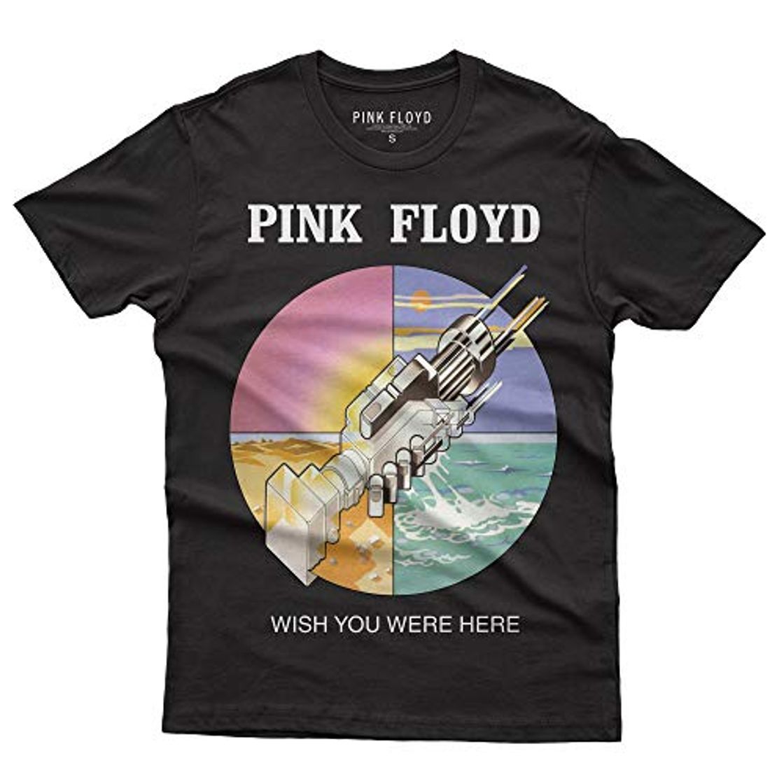 Social Pink Floyd Wish You were Here T-Shirt Official Licensed Hombre