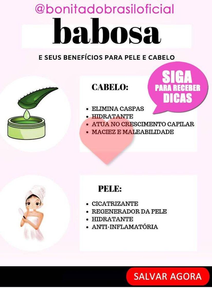 Moda Benefícios da babosa 