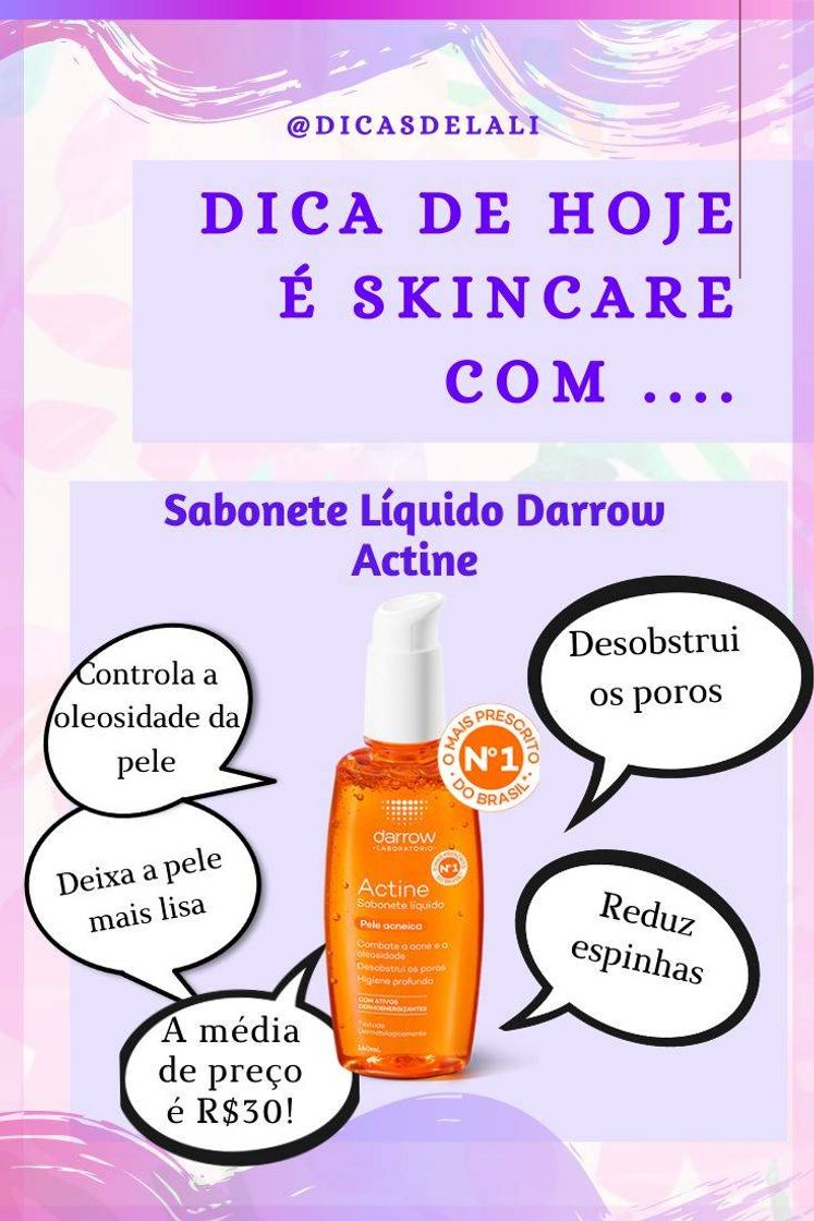 Moda Sabonete liquido indicado por dermatologista 