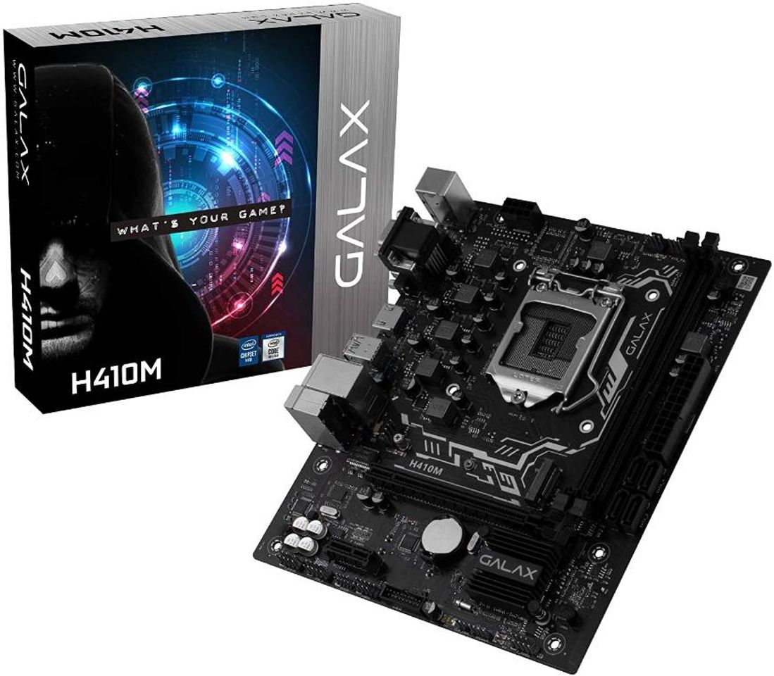 Moda Placa Mae Intel Lga 1200 Galax Ih410magchy1cw H410m Plus ...