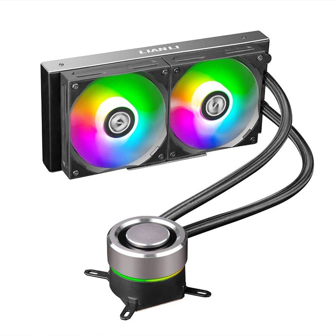 Moda Water Cooler Lian Li Galahad AIO 240 RGB Preto Dual Fan ....