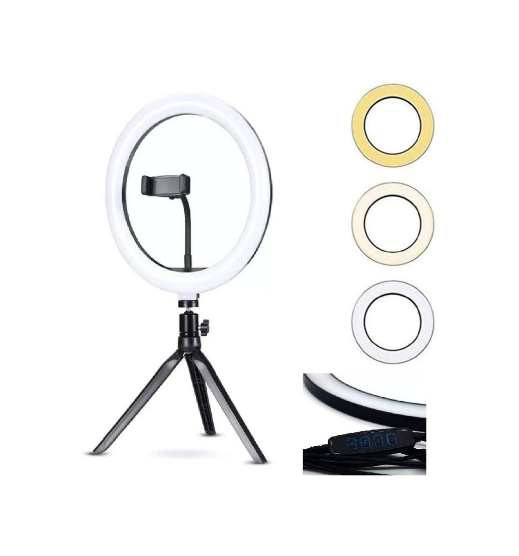 Producto Anel Iluminador LED Flexivel Ring Light Tripe 20cm com Sup