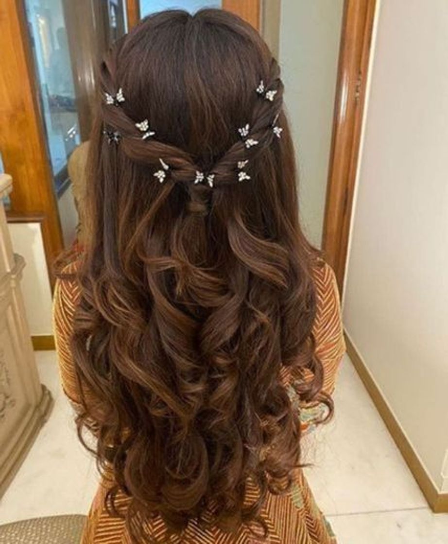 Belleza Penteado simples e bonito