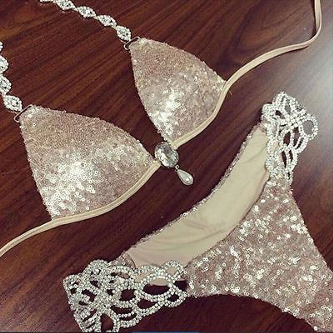 Social Biquíni com strass