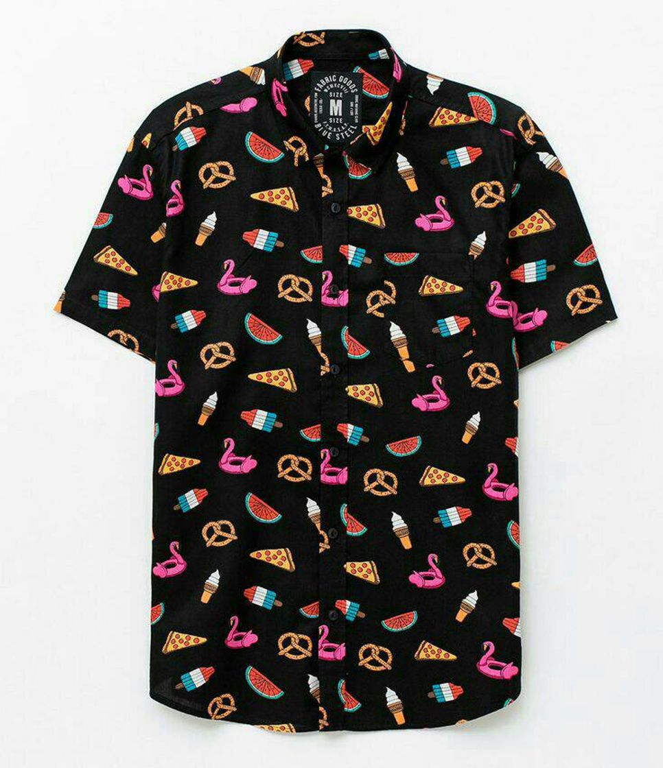 Social Camisa com estampa