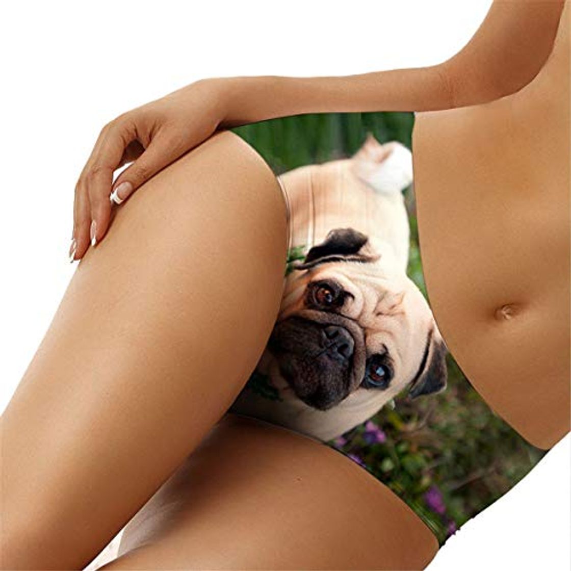 Product GZGJNK Pequeño algodón Bragas de Mujer 3D Moda G String Ropa Interior una Pieza Gato de Cintura Media con Estampado de Flores íntimos Calzoncillos de Moda